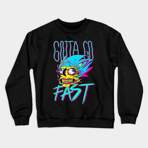 Gotta go fast Crewneck Sweatshirt by rioz